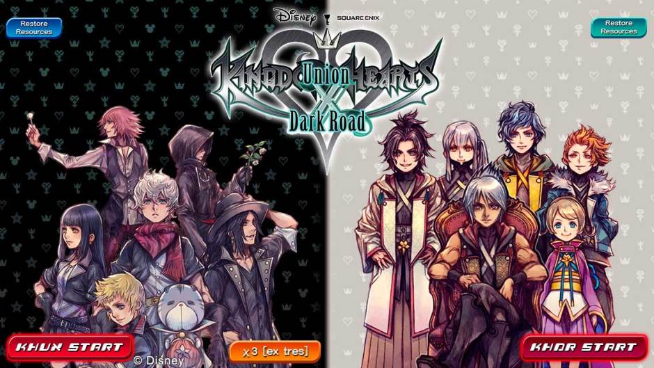 Kingdom Hearts Union Dark Road
