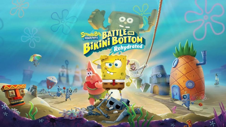 Spongebob Squarepants battaglia per il fondo bikini reidratato