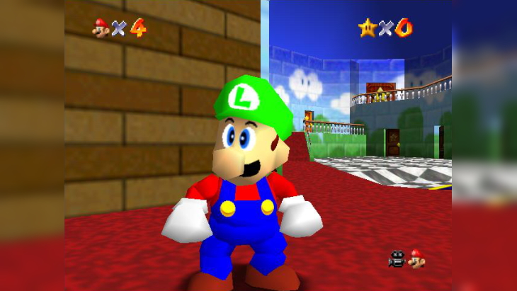 Super Mario 64Luigi