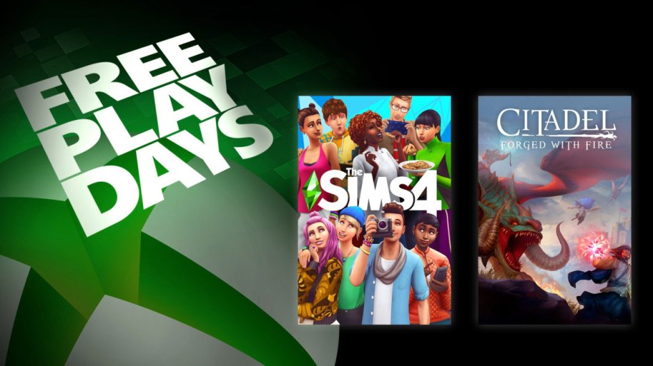 Xbox Рӯзҳои Play Free The Sims 4 Citadel: Бо оташ сохташуда