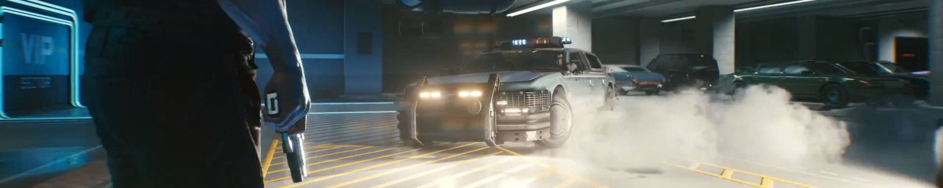 Cyberpunk 2077 Life Paths cop car