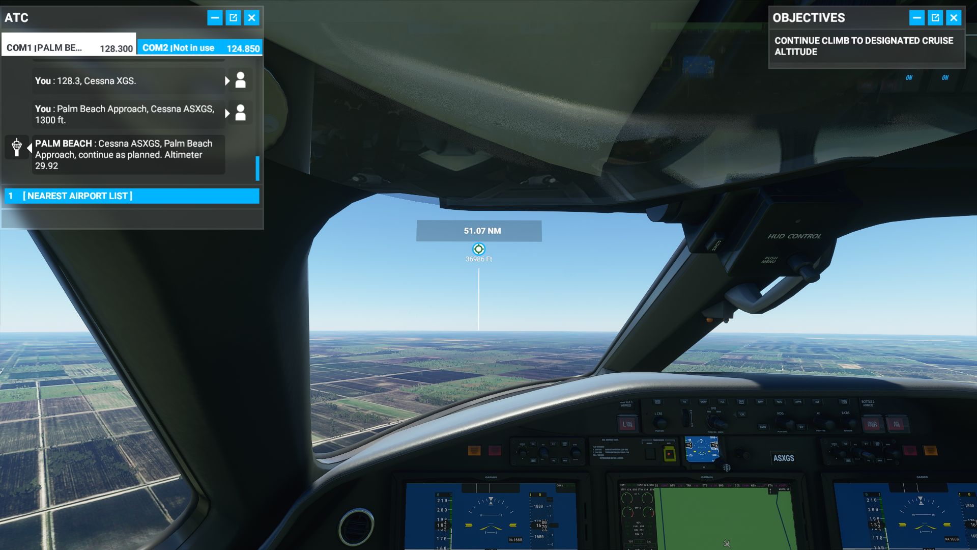 Microsoftov simulator letenja (2020) med letom