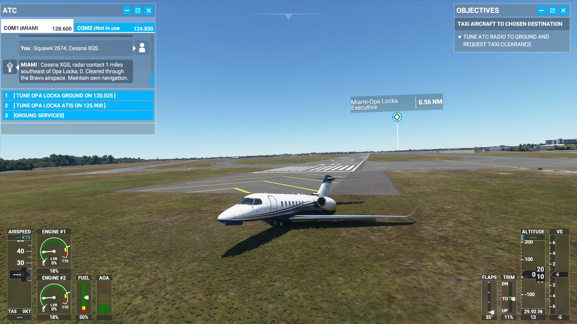 Microsoftov simulator letenja (2020) Napaka v zadnjem trenutku