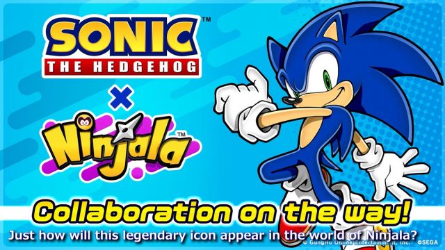 Ninjala obtient une collaboration avec Sonic The Hedgehog
