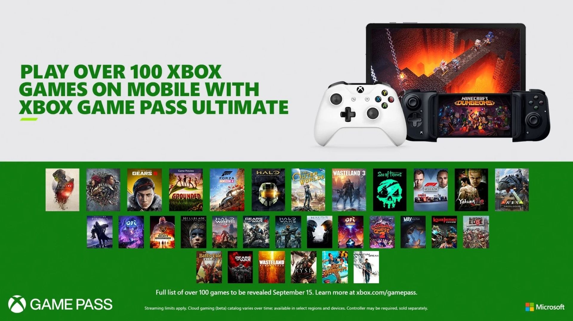 Xbox ဂိမ်း Pass တိမ်တိုက်ဂိမ်း