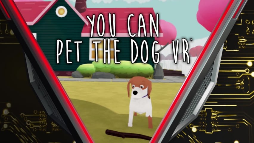 はい、犬を撫でることができます VR はどこでも犬を撫でることができます