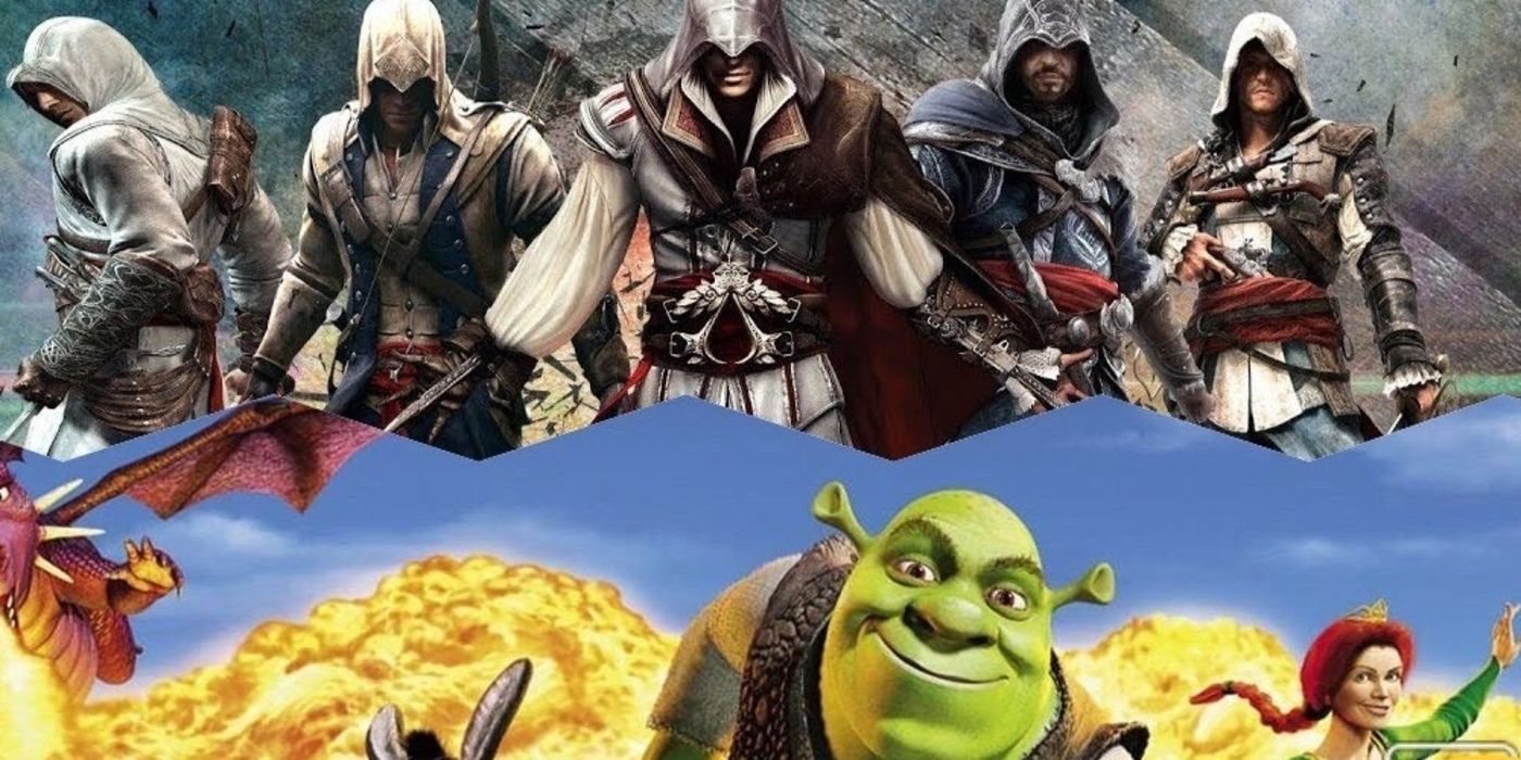 Fake Assassin's Creed Liak wuxuu isku dayay inuu isticmaalo Shaashadda Shrek si uu u khiyaaneeyo taageerayaasha