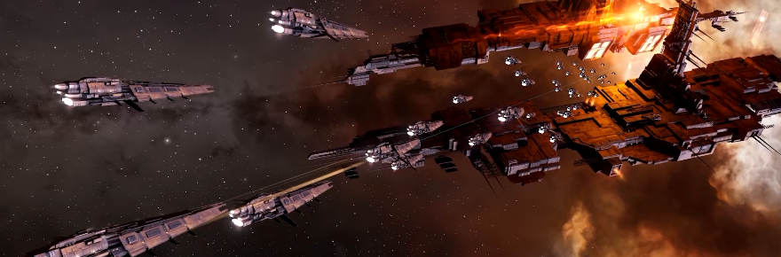 Eve Echoes Fleet At The Ready