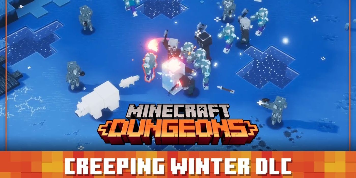 Падрабязная версія Minecraft Dungeons Creeping Winter DLC | Гульня Рэнт