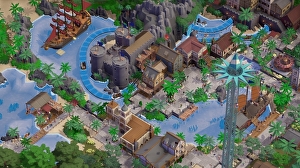 Theme Park Sim Parkitect in secundo Paid Expansion Booms & floret est de hoc Week