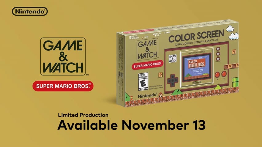 Game And Watch: Super Mario Bros. Announced