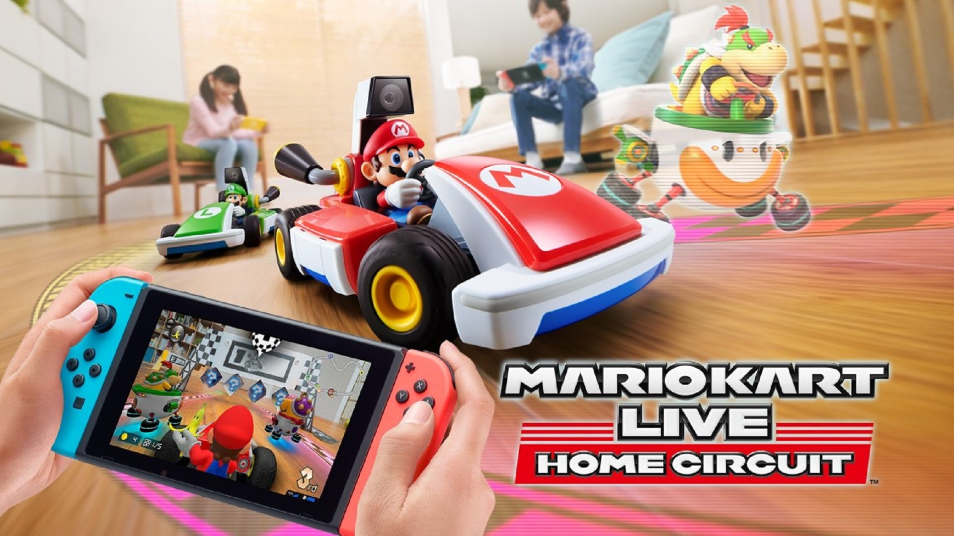 ʻO Mario Kart Live: Hoʻolaha ʻia ka Kaapuni Home, hoʻohana i nā kaʻa Rc maoli