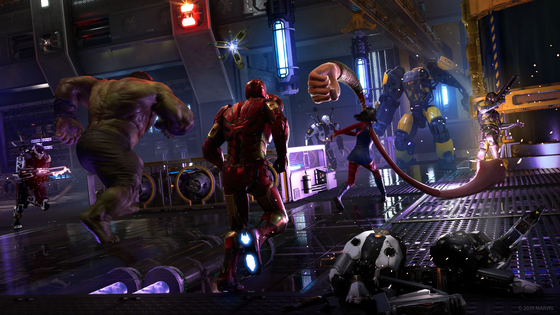 Το περιεχόμενο κυκλοφορίας του Marvel's Avengers Post περιλαμβάνει Mega Hives, Aim's Secret Lab