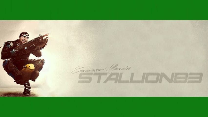 A Stallion's Gamerscore Millionaire webhely fő bannerje