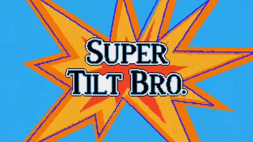 Il-logo għal Super Tilt Bro