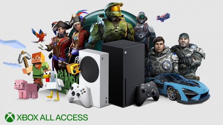 العمل الفني الرئيسي لـ Xbox All Access