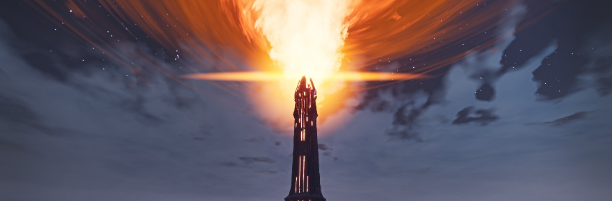 Conan Exiles Torre completamente normal e non fantasmagórica