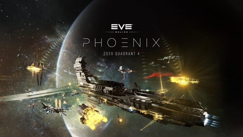 Nghệ thuật quảng cáo cho bản cập nhật Eve Online Phoenix