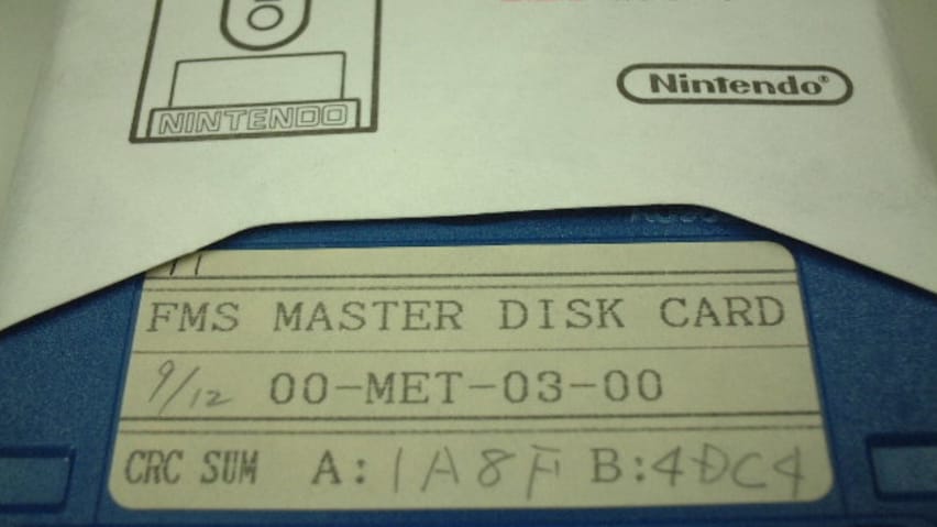 Nintendo Lek Metroid Master Disk Card