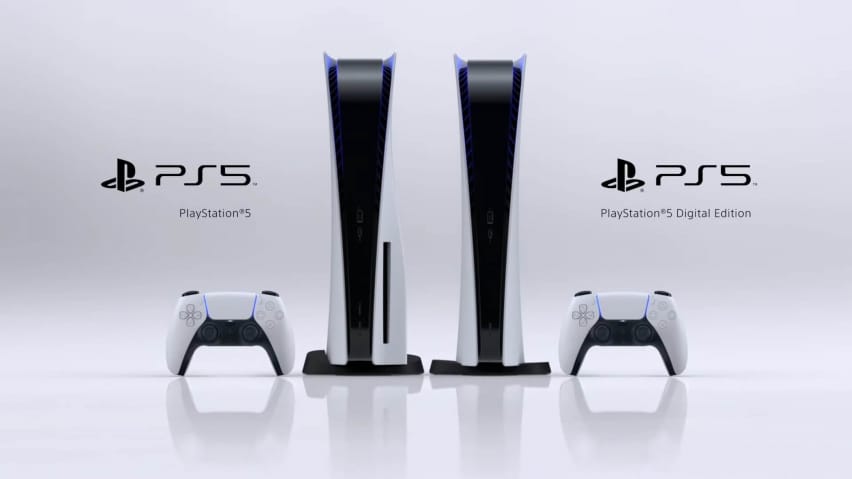 De to PS5-modeller - disk og digitale udgaver