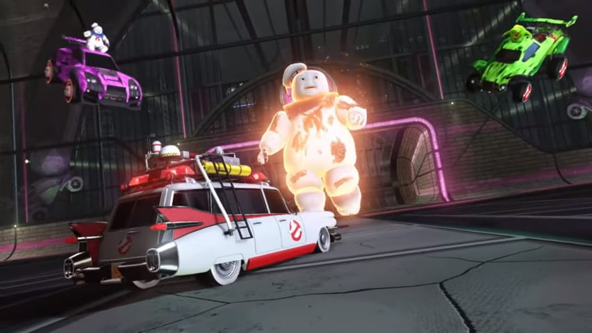 Rocket League Haunted Hallows Ghostbusters мукабасы