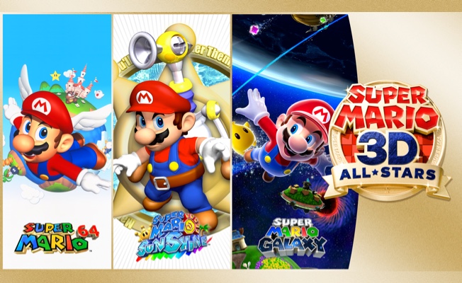 Sou entènèt jwèt Super Mario 3d All Stars