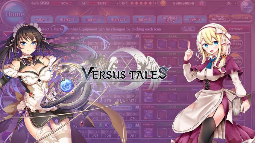 Versus Tales X Nutaku cover