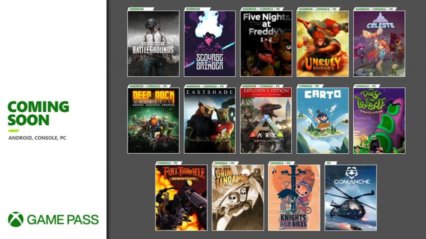 Die neue Reihe von Spielen, die bald im Xbox Game Pass erscheinen