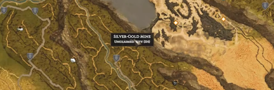 Скршен рудник за злато за сребро