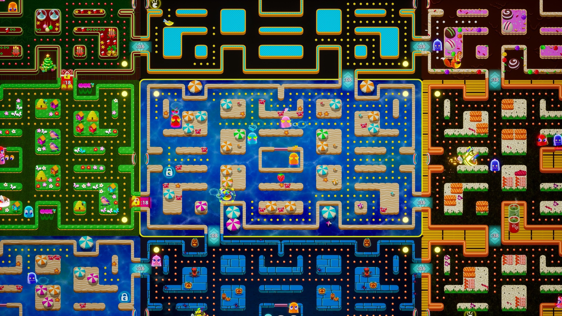 Pertempuran Terowong Mega Pac Man 10 20 20 1