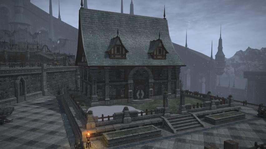 Egy ház Ishgardban a Final Fantasy XIV-ben