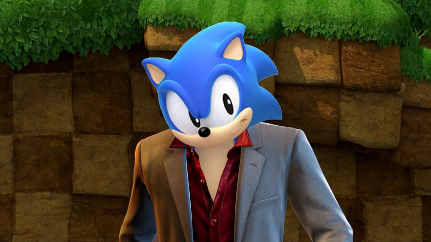 Sonic The Hedgehog Yakuza Mahaliccin wasan murfin