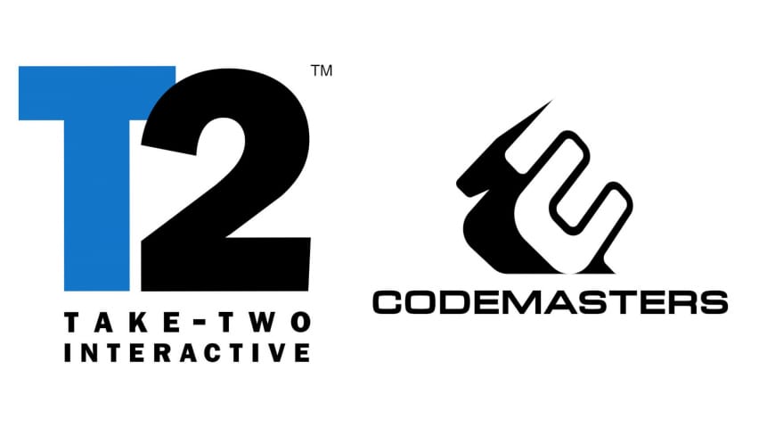 Τα λογότυπα Take-Two Interactive και Codemasters