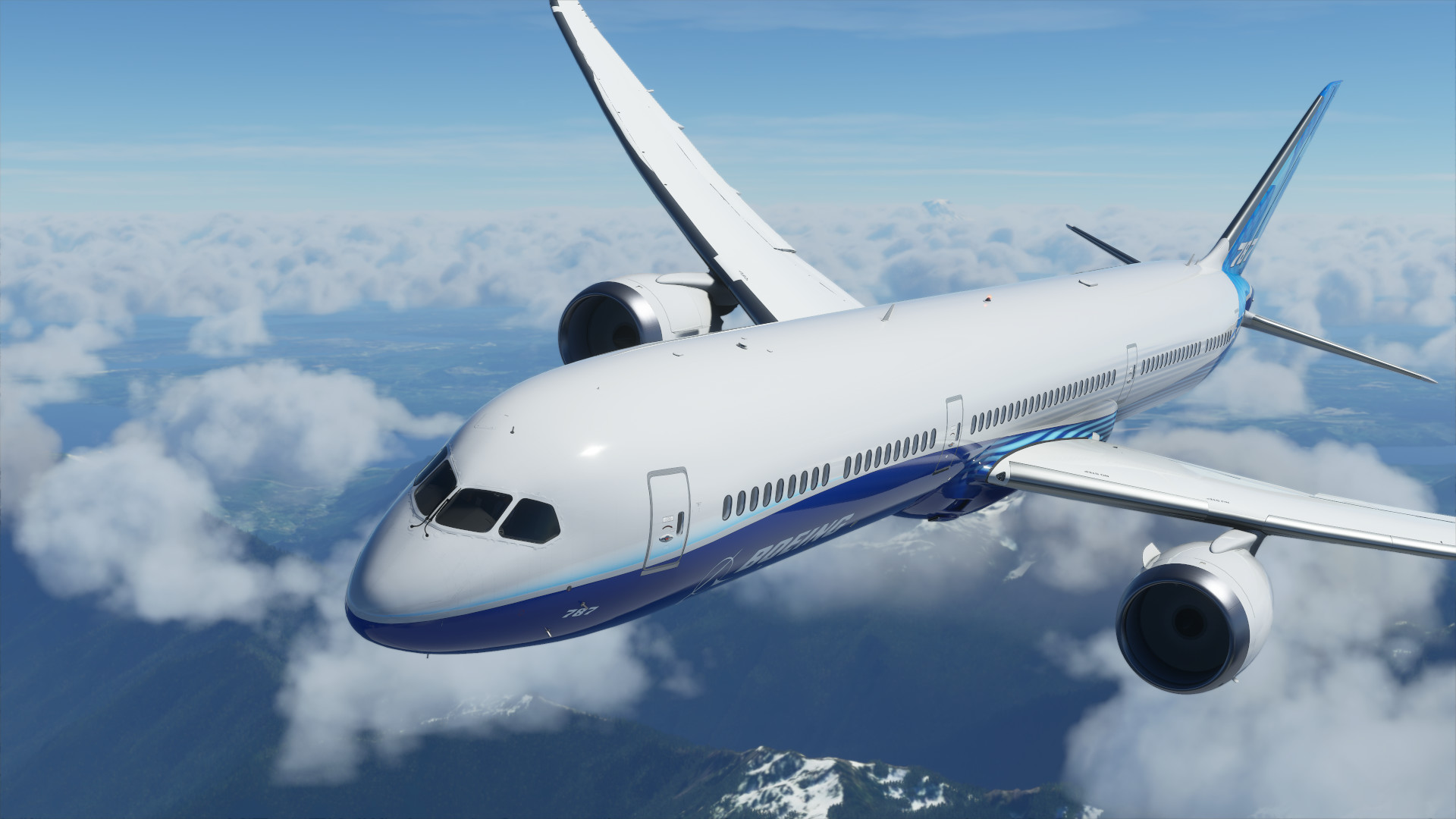 Immagine del simulatore di volo Microsoft 3