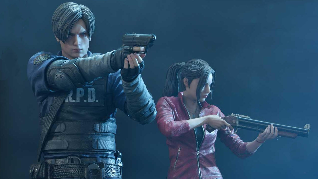 Resident Evil 2 Remake-statuer