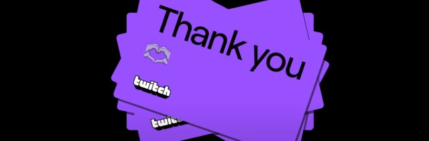 Twitch-Dankeskarten