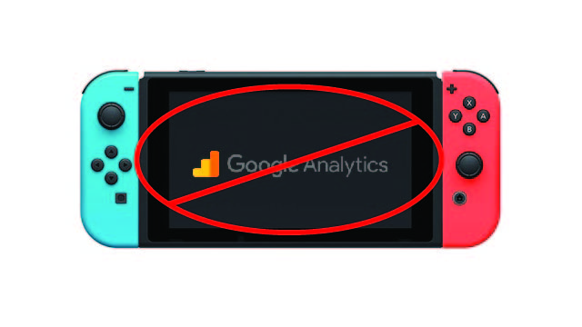 Nintendo Switch poista Google Analytics 01 käytöstä