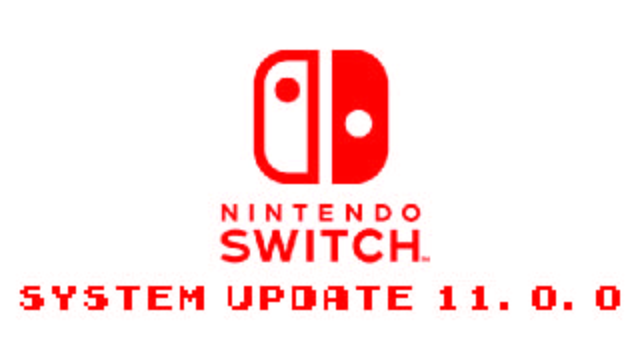 Nintendo Switch rendszerfrissítés 11.0.0