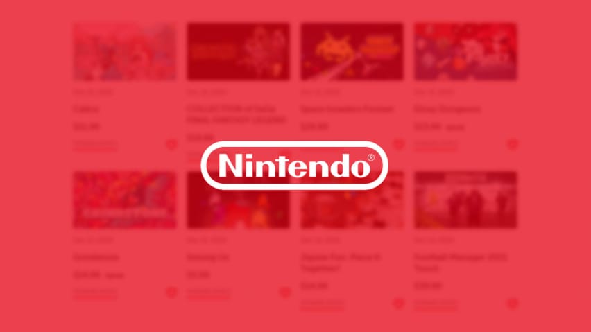 Nintendo eShop spraga 100 procentų nuolaida viršeliui