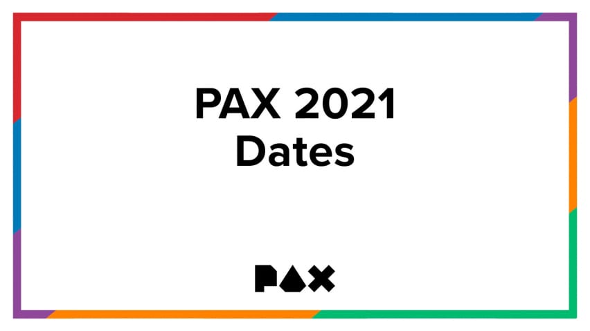 PAX 2021 tarihleri ​​kapağı