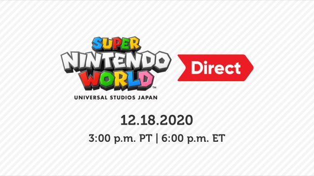 Super Nintendo World Direct 12.18.20 640x360
