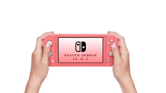 Switch Lite Coral Hands Gréisst 01