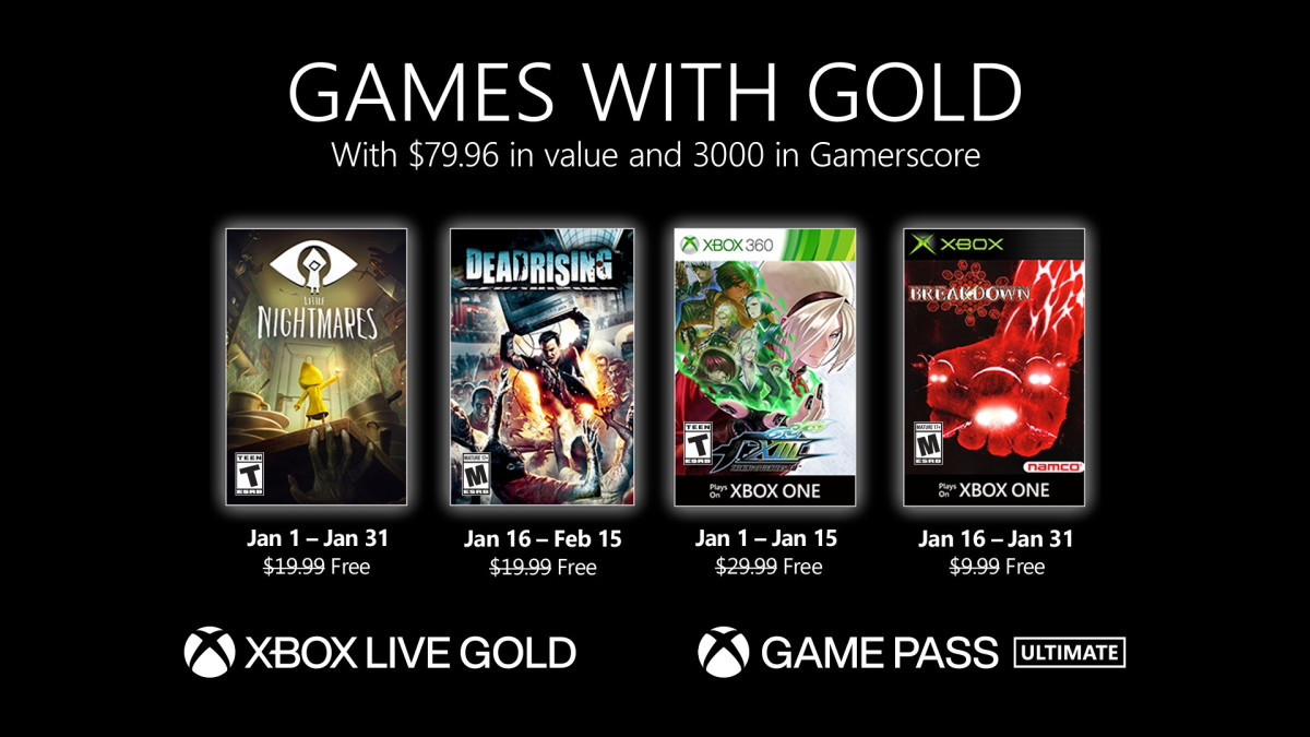 Games With Gold January 2021 12 22 20 1
