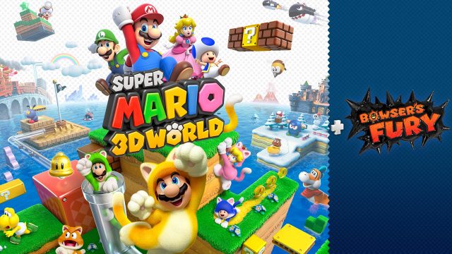 „Super Mario 3d World Plus“ naršyklės „Fury Switch Hero 1“ 640 x 360