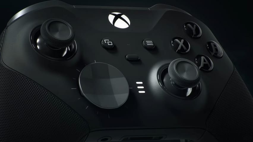 Et nærbilde av en Microsoft Xbox Elite-kontroller