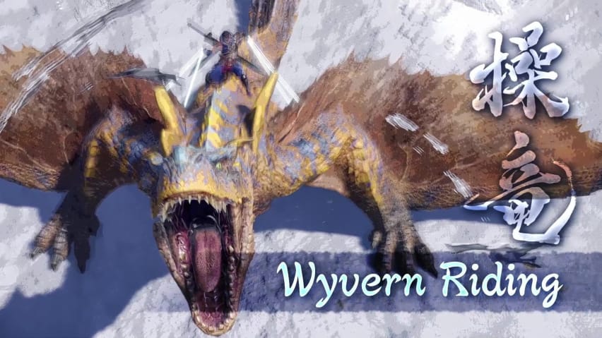 Een Wyvern Riding-preview in Monster Hunter Rise