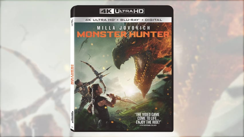DVD Blu-Ray omot filma Monster Hunter