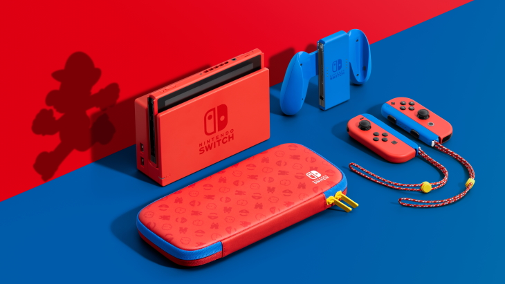 Nintendo Switch Mario Kırmızı ve Mavi Sürümü