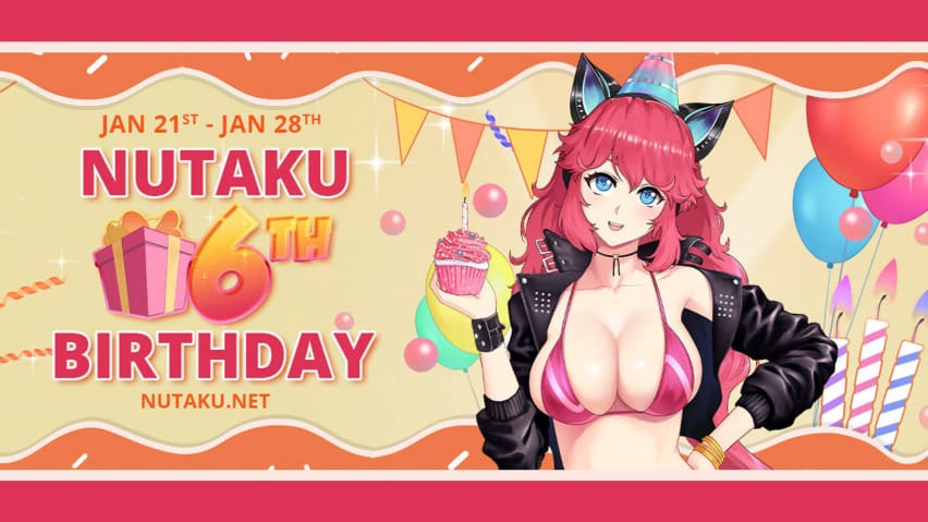 Nutaku 6th Birthday event cover