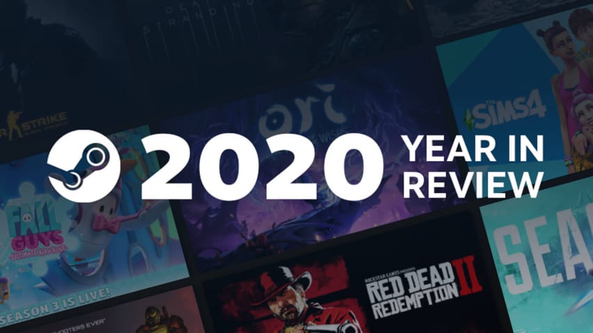Steam 2020 နှစ်ကို ပြန်လည်သုံးသပ်ခြင်း မျက်နှာဖုံး